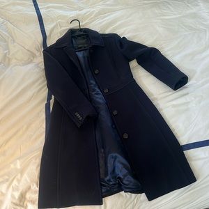 J. Crew Lady Day double cloth coat navy size 2